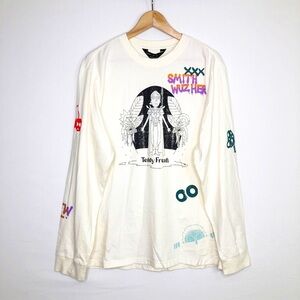 Teddy Fresh Rick and Morty Large graphic, print sweatshirt.